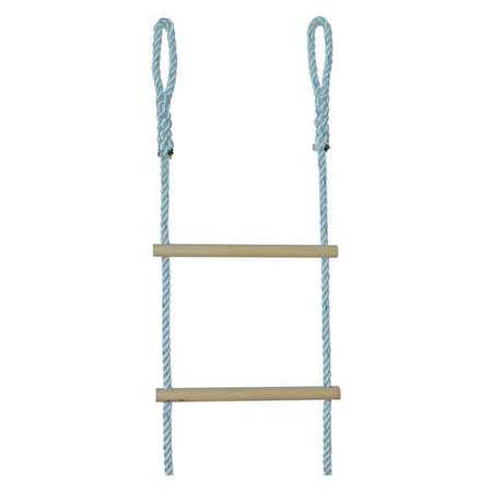 GEMTOR Ladder, Nylon Rope, 3" Loops, 25 ft. 322-25L
