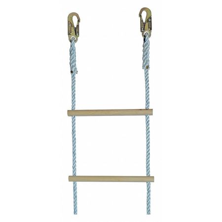 GEMTOR Ladder, Nylon Rope, 5155 Hooks 15ft. 322-15S