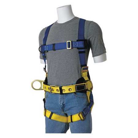 GEMTOR Full Body Harness, Vest Style, Universal 955H-2