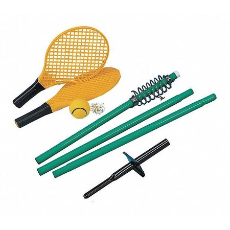 CHAMPION SPORTS Tether Tennis Set, Pole, Ball, 2 Paddles TTGAME