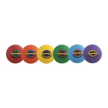 CHAMPION SPORTS Playground Sequencing 8.5" Ball, PK6 RMXSQSET