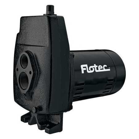 FLOTEC Jet Pump, Cast Iron, Convertible, 3/4HP FP4222