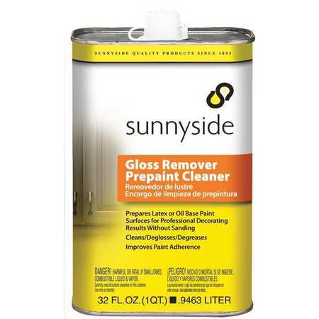SUNNYSIDE Gloss Remover, Prepaint Cleaner, 1 qt, PK12 72232