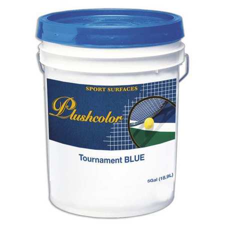 Plush Surface Coating, Plushcolor, Blue, 5 gal. 32002