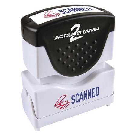 ACCU-STAMP Accustamp2, 2-Color Scanned, Red/Blue 035606