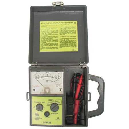 TEST PRODUCTS INTL Insulation Resistance Meter, Digital SAIT25