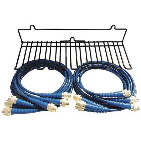 TEST PRODUCTS INTL Universal Cable Kit, w/Rack, 6 pcs TPI-5010