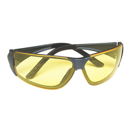 MSA SAFETY Safety Glasses, Amber Anti-Fog, Scratch-Resistant 10070919