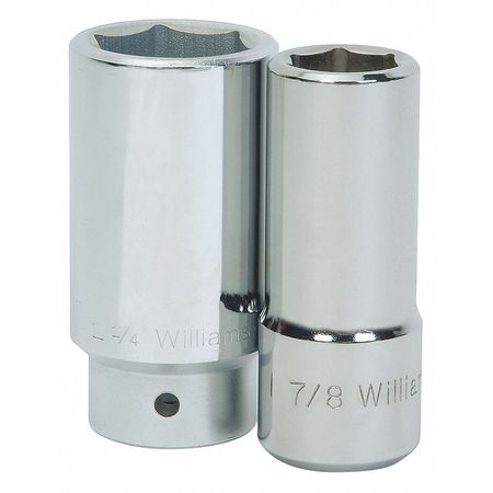 WILLIAMS 3/4" Drive, 1-5/16" SAE Socket, 6 Points HD-642