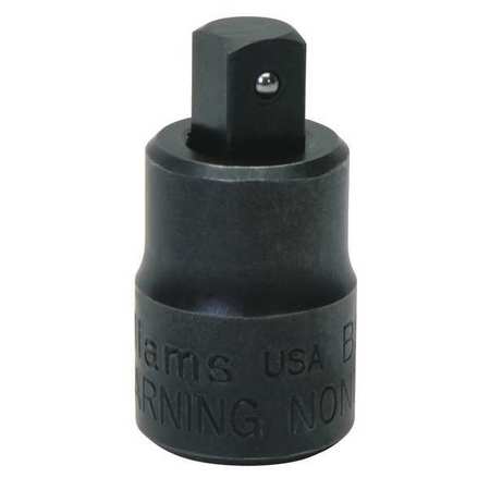 WILLIAMS 3/8" Drive Adaptor, SAE, 1 pcs, Industrial Black BS-131BF