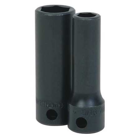 WILLIAMS 3/8" Drive Impact Socket Black Industrial 12M-612