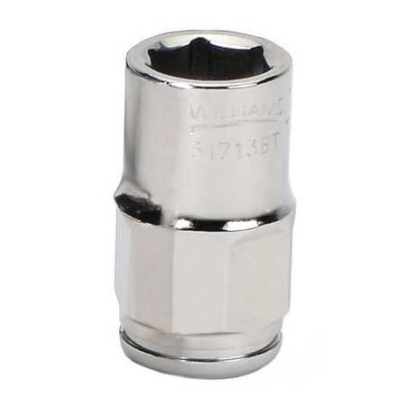 WILLIAMS 3/8" Drive, 10mm Metric Socket, 6 Points 31710BT