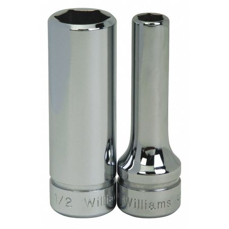 WILLIAMS 3/8" Drive, 20mm Metric Socket, 6 Points BMD-620