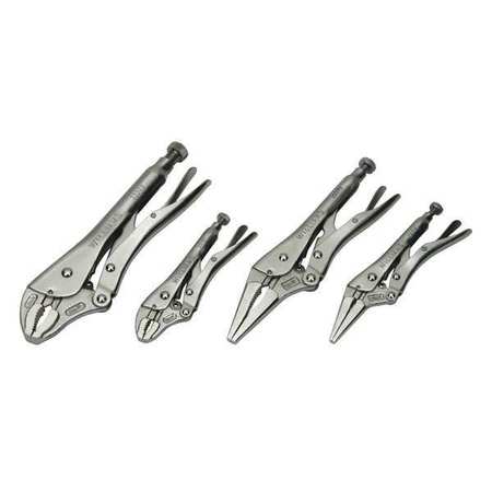 WILLIAMS 5 in, 6 in, 9 in, 10 in Locking Plier Set 23074