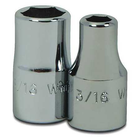 WILLIAMS 1/4" Drive, 7/32" SAE Socket, 6 Points MD-607