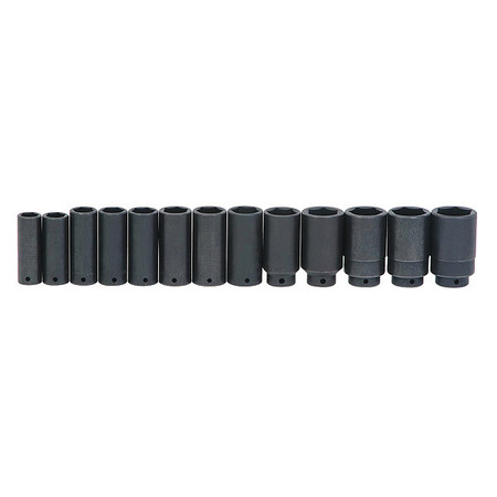 WILLIAMS 1/2" Drive Impact Socket Set WS-14-19RC