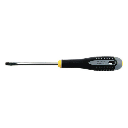 Bahco Slotted Screw Driver, 5" x 1/4" Tip Slotted 1/4" BE-8155