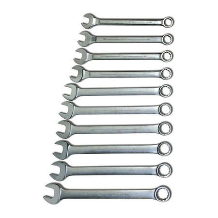 WILLIAMS Williams Combo Wrench Set, 10 pcs., SAE WS-1174TA