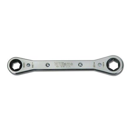 Williams Williams Ratchet Box Wrench, 12 pt., 3/4 x 7/8" RB-2428