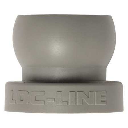 LOC-LINE Fixed Mount, Gray, 1/2", PK20 59896-G