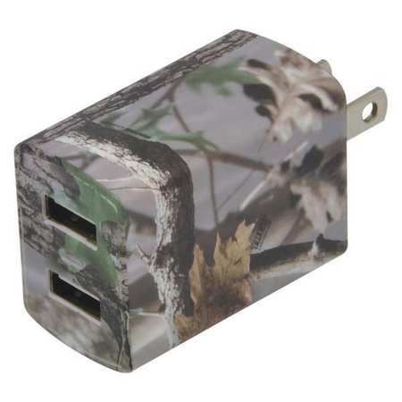 Mobilespec Trek AC to Dual USB Power Adapter, Camouflage TKAC