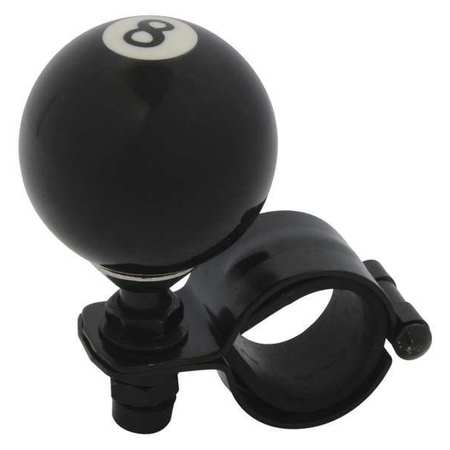 Roadpro Steering Wheel Spinner Knob, 8-Ball RP-70040