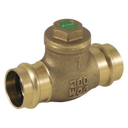 JOMAR VALVE 2" Press Lead Free Brass Horizontal Check Valve P-501G