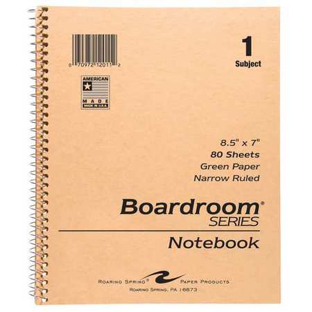 Roaring Spring 48PK 1 Sub Wire Notebooks, 8.5"x7", 80 Sht, Narrow Rd 12011