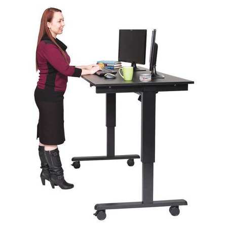 LUXOR Electric Standing Desk, 60" STANDE-60-BK/BO