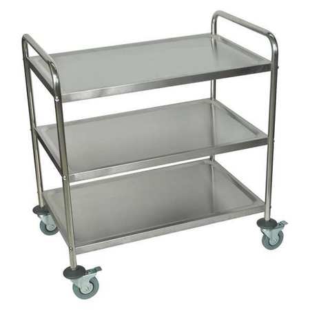 LUXOR Stainless Steel, (3) Shelf Cart ST-3