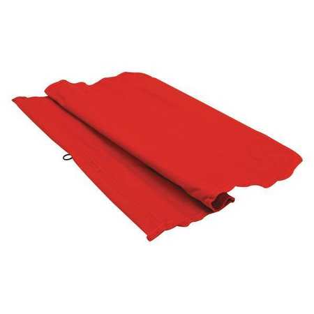 Roadpro Red Log Haulers Flag, w/Sewn-In, 18x18 1818L