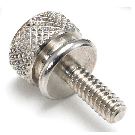 FASCOMP Thumb Screw, #8-32 Thread Size, Stainless Steel, 3/8 in Lg FC7128-SS