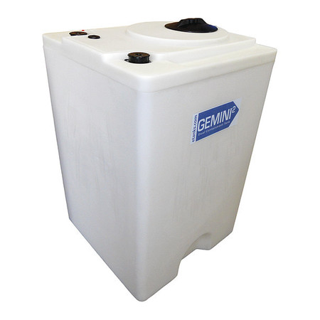 PEABODY ENGINEERING Storage Tank, Double Wall Square, XLPE 1.9, Nat, 120 Gal 01-30155