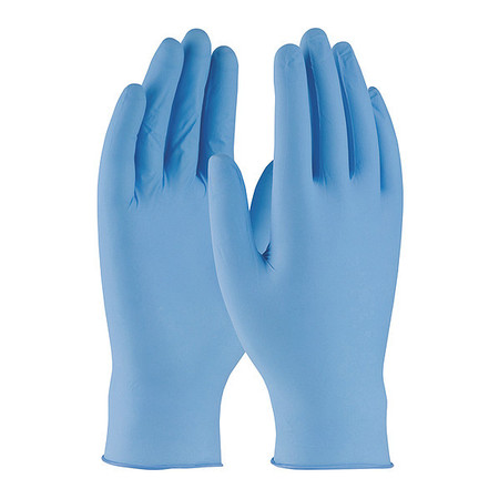 Pip Ambi-dex Turbo, Nitrile Disposable Gloves, 0.12mm Palm, Nitrile, Powder-Free, XS, 100 PK, Blue 63-332PF/XS