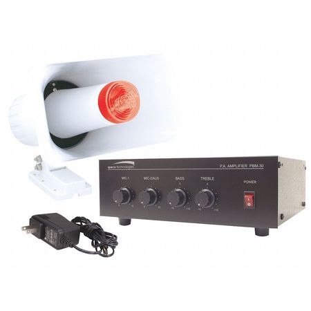 SPECO TECHNOLOGIES Digital Deterrent Audio Kit, 30W DDK3