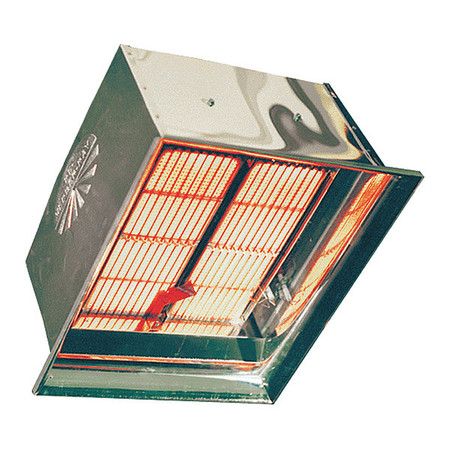 DETROIT RADIANT Infrared Heater, Nat. Gas, 60000 BtuH, 24V DR60 NFS-2 24V