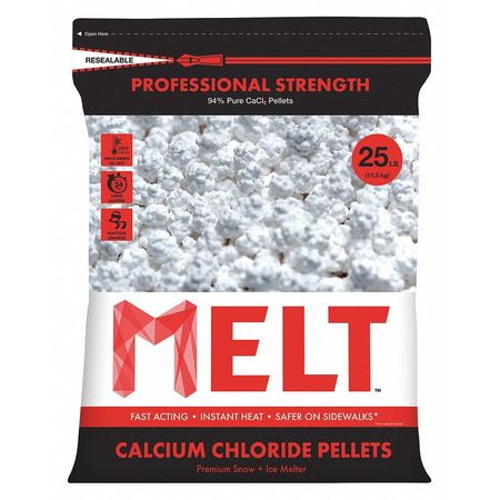 Snow Joe Calcium Chloride Pellets Ice Melt, 25 lb. MELT25CCP