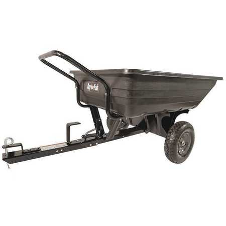 Agri-Fab Poly Convertible Push/Tow Cart, Poly, 350 lb. 45-0345