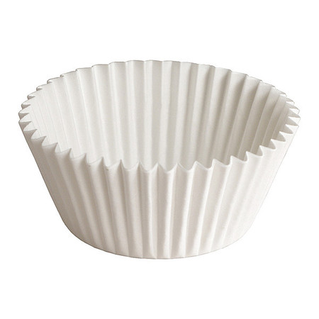 HOFFMASTER Fluted Bake Cup, 4", White, PK500 610020