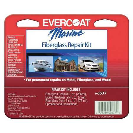 Evercoat 1/2 pt. Resin Fiberglass Repair Kit 637