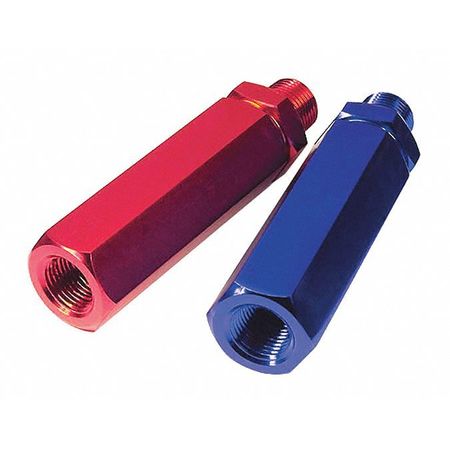 GROTE Glad Handle Set, Anodised Red/Blue, 2 pcs. 81-0125
