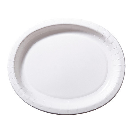large oval paper plates
