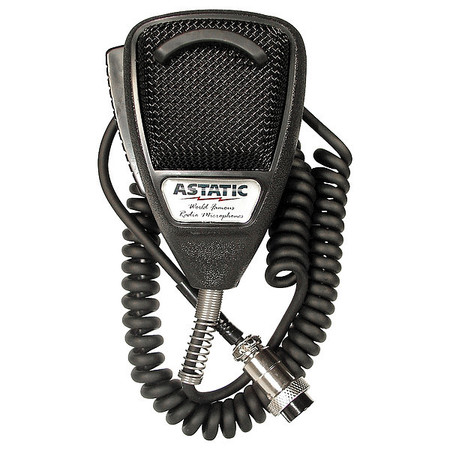 ASTATIC Noise Canceling, 4-Pin CB Microphone, Blk 302-636LB1
