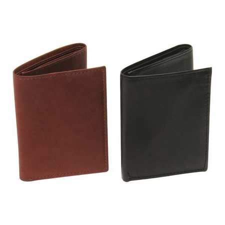 Blackcanyon Outfitters Slim, Tri-Fold, Leather Wallet, Black/Brown 533BKBR