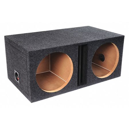 ATREND ENCLOSURES Dual Bass Box, Vented Enclosure, 15" E15DV