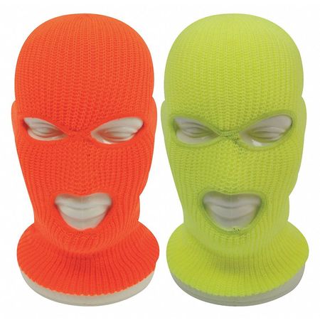 BLACKCANYON OUTFITTERS Knit Face Mask/Hat, Assortment, Orange/Grn BCOFMHV
