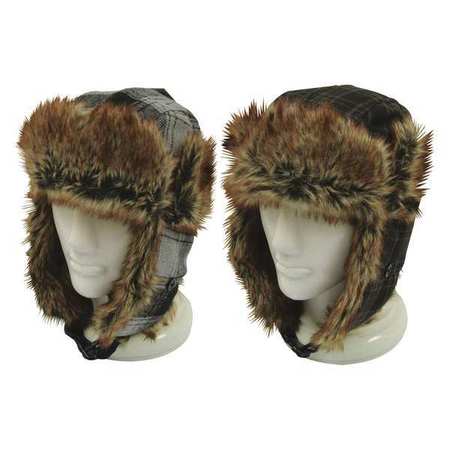BLACKCANYON OUTFITTERS Mens, Plaid Troope Hat, Fur BCOMPLDTH