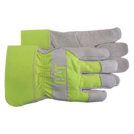 CAT Leather Palm, Work Gloves, L CAT013103L