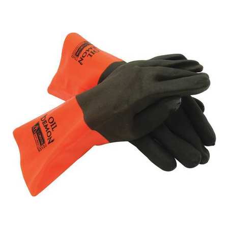 Cordova Mechanics Gloves, L, Black/Orange, PVC 5312JL
