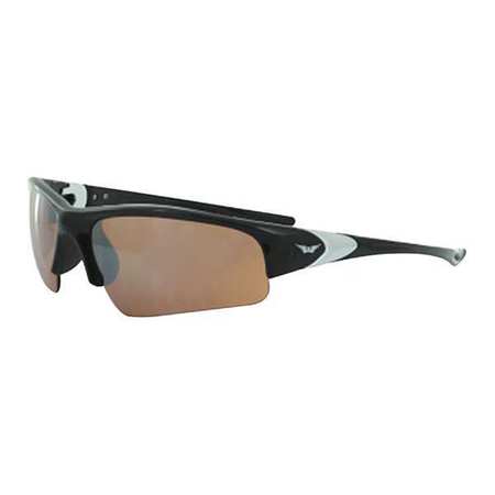 GLOBAL VISION Safety Glasses, Mirror Anti-Fog, Scratch-Resistant COOLDRM